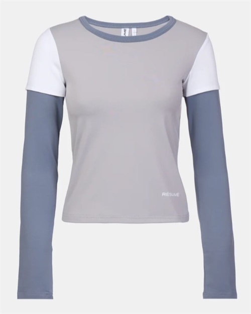 RESUME AMARIRS BLOUSE MULTI GREY